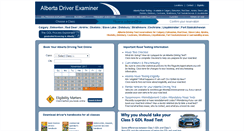 Desktop Screenshot of albertadriverexaminer.ca